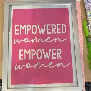 Pink Empowerment Wall Art